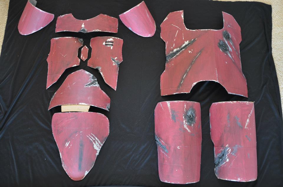 Bounty hunter armor detail