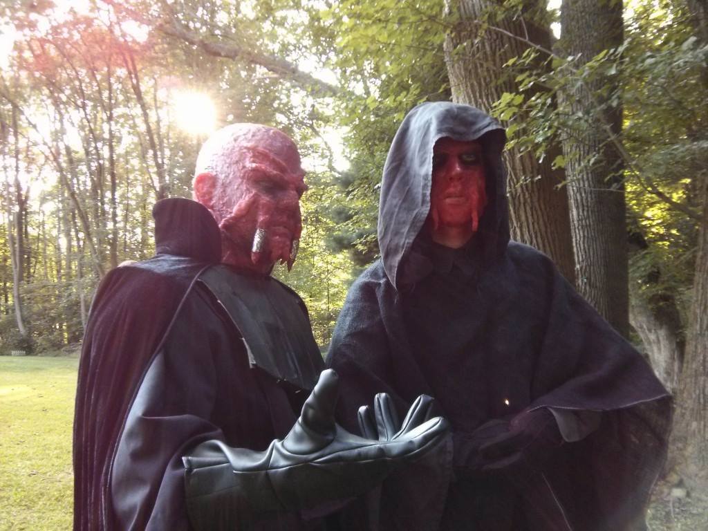 Sith species silicone masks and robes